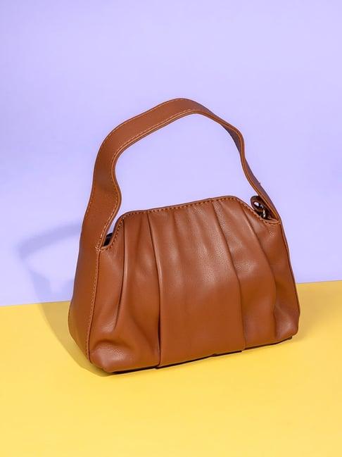 styli brown handbag