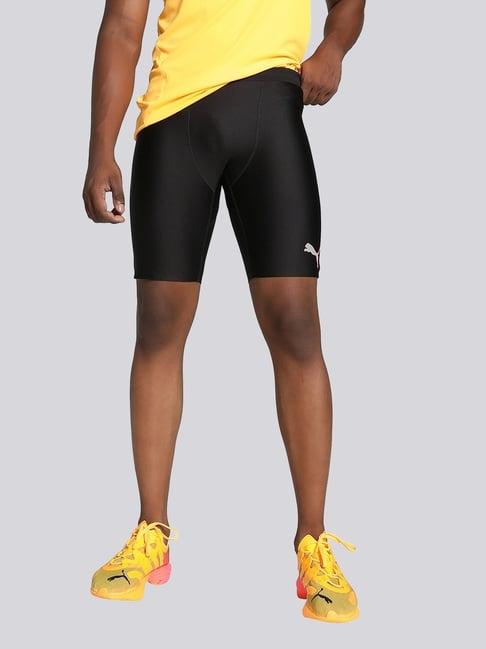 puma black skinny fit sports tights