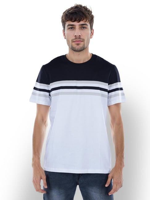 celio* black straight fit colour block t-shirt