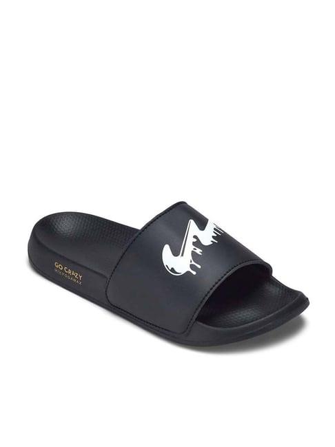 campus men's sl-443 black slides