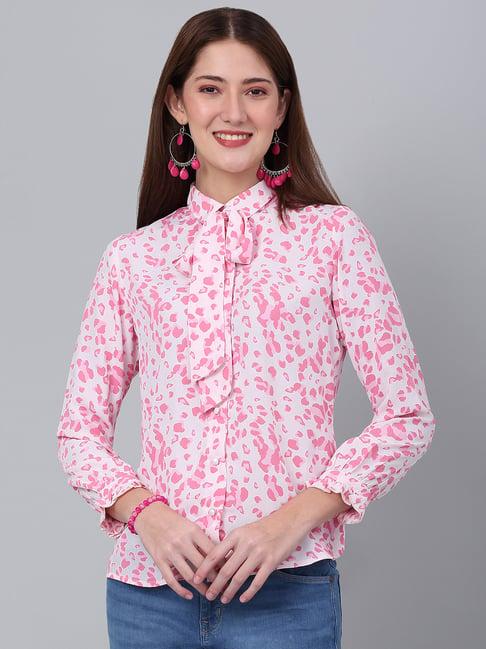 cantabil pink printed top