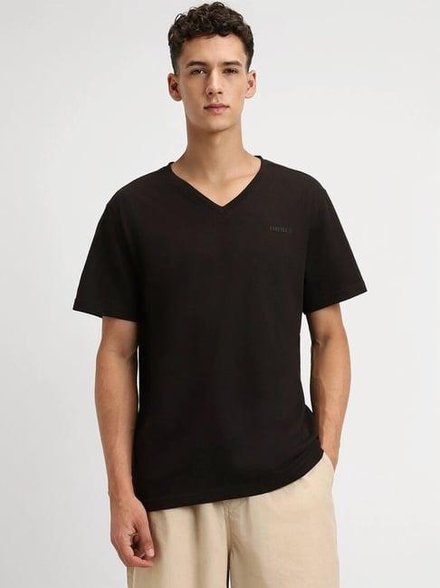 forever 21 black regular fit t-shirt