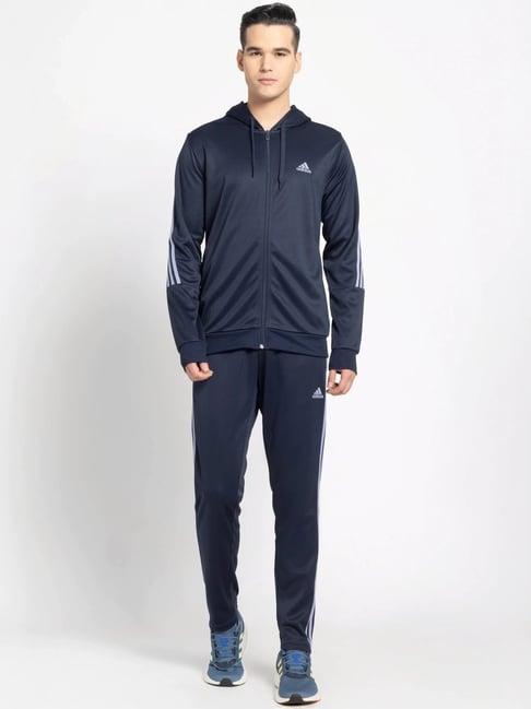 adidas blue regular fit tracksuit