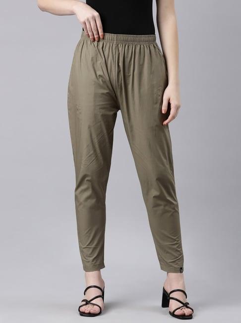 twin birds olive cotton pants