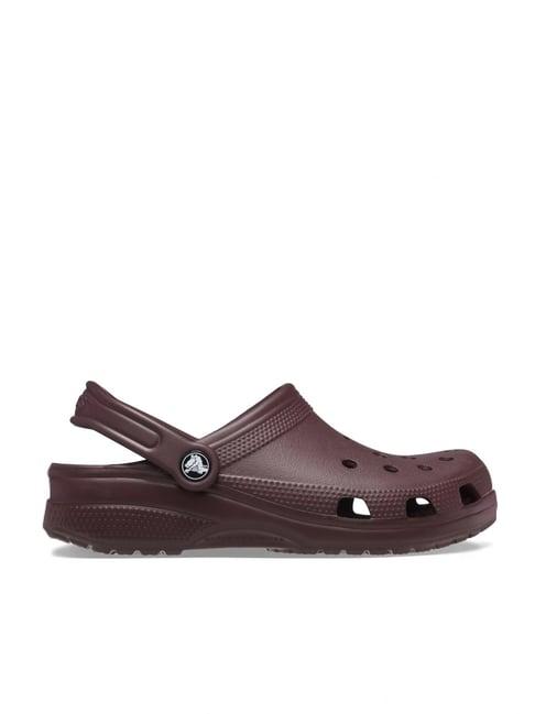 crocs men's classic cherry back strap clogs