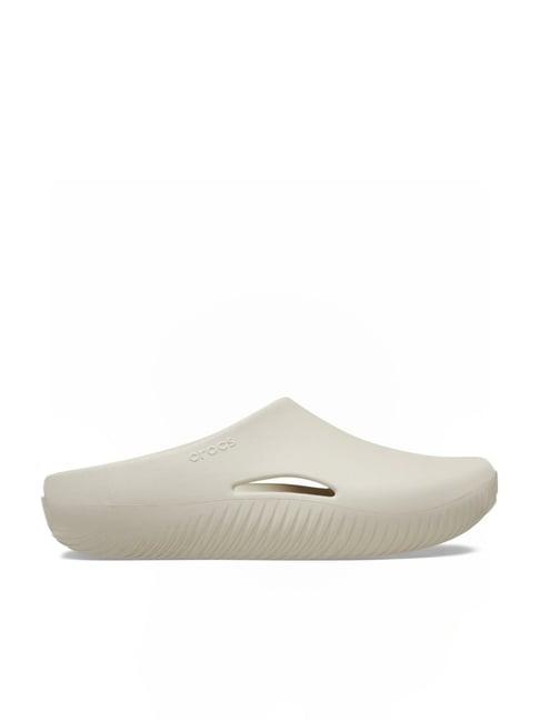 crocs men's mellow off white slip-ons clogs