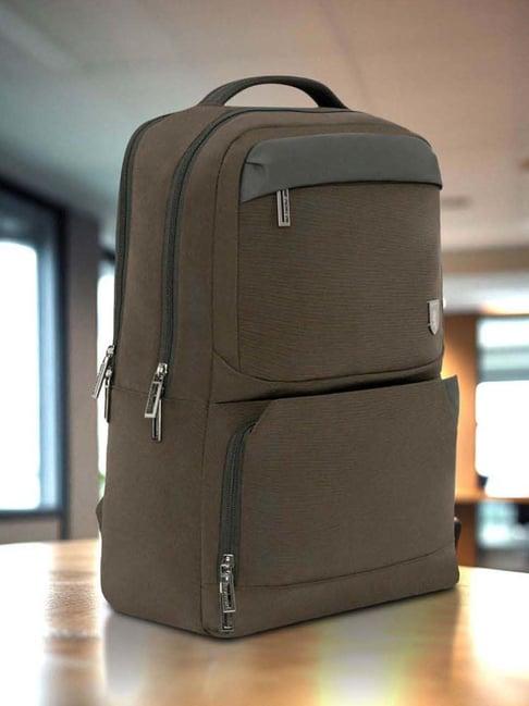 red tape 30 brown large laptop backpack