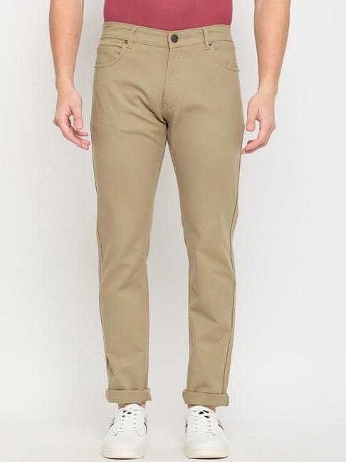 duke fawn cotton slim fit chinos