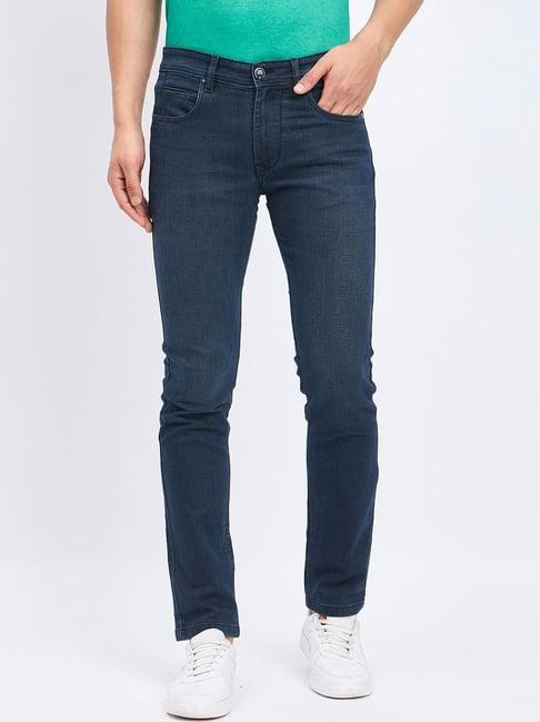 duke navy slim fit jeans