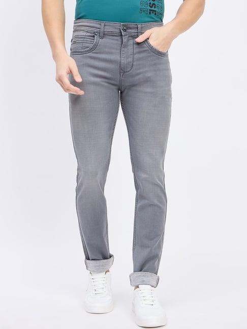 duke grey slim fit jeans