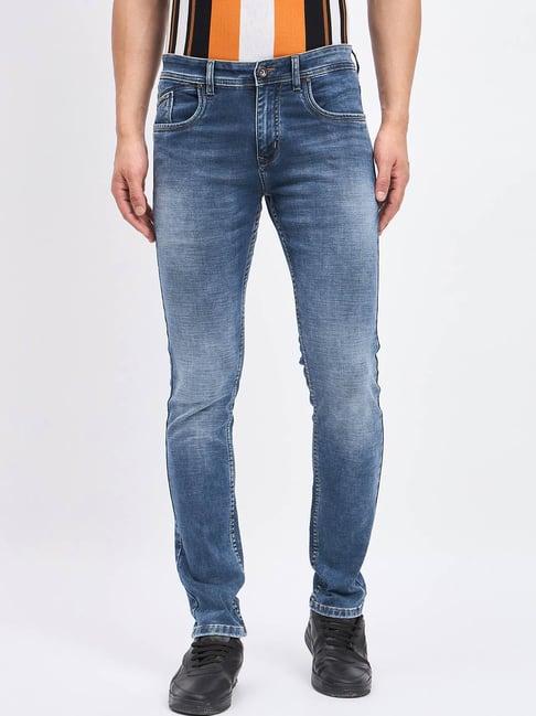 duke light blue slim fit jeans