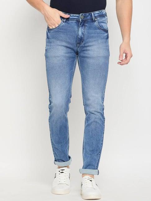 duke light blue slim fit jeans