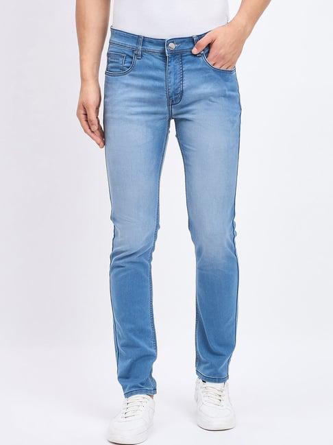 duke light blue slim fit jeans