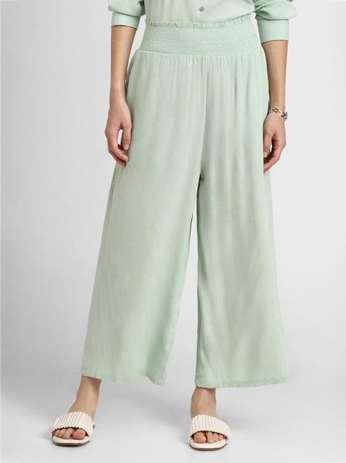 forever 21 mint green regular fit mid rise pants