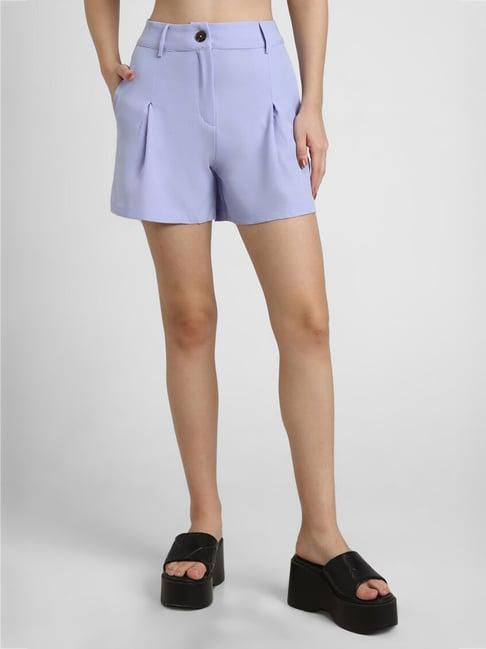 forever 21 lilac regular fit shorts