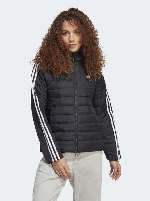 adidas originals black quilted puffer jacket