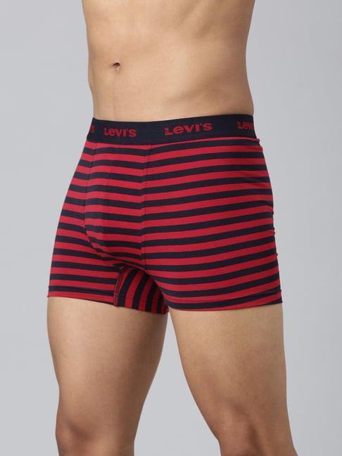 levi's multicolored skinny fit striped trunks