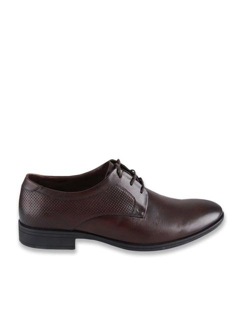 ezok men's brown derby shoes