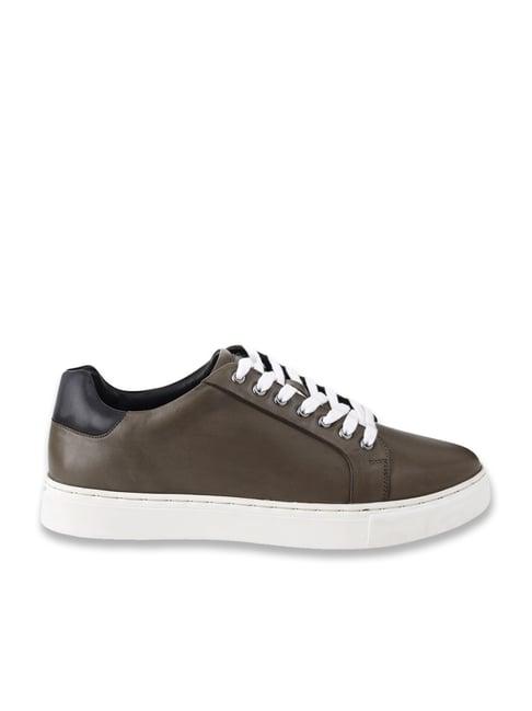 ezok men's olive casual sneakers