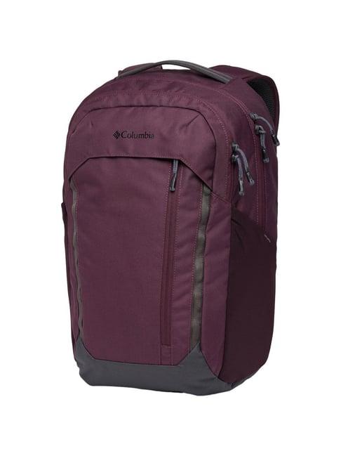 columbia maroon solid backpack