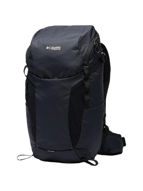 columbia black logo rucksack