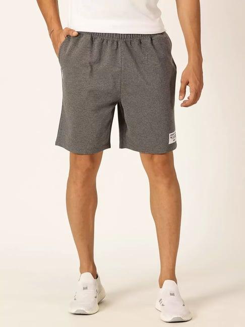 thomas scott charcoal melange regular fit shorts