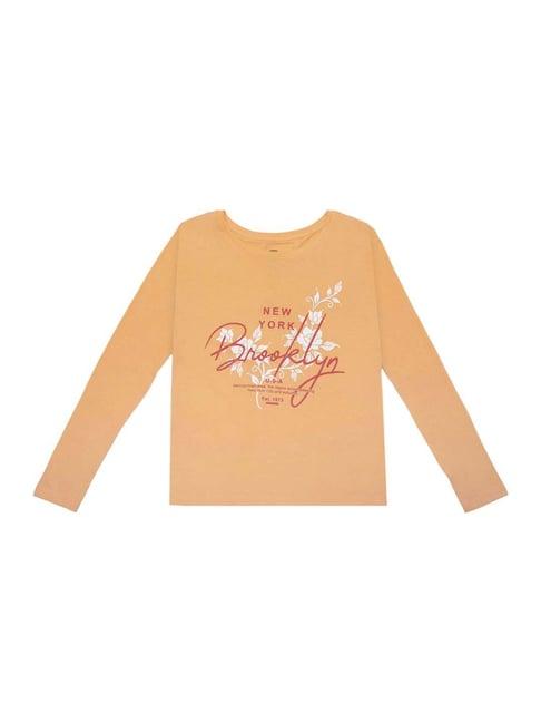 dyca peach printed t-shirt