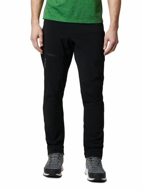 columbia jet black regular fit titan pass pants