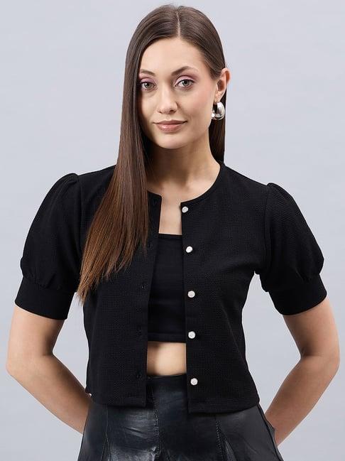 style quotient black shrug