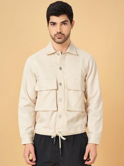 street 808 by pantaloons seed pearl cotton regular fit jacket