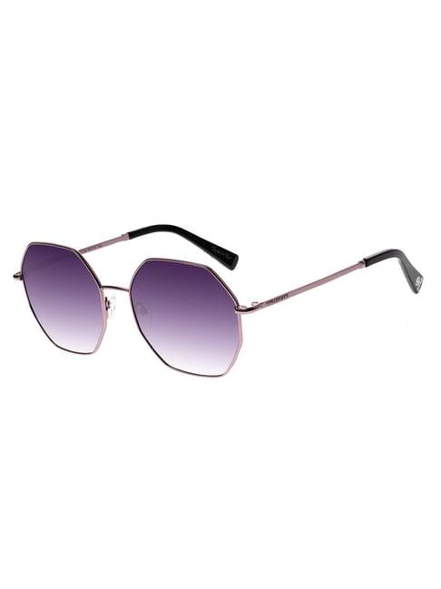 chilli beans purple round uv protection unisex sunglasses