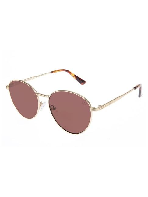 chilli beans beige round uv protection unisex sunglasses