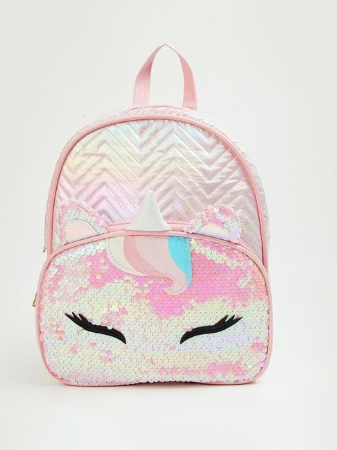 ginger by lifestyle pink embellished backpack