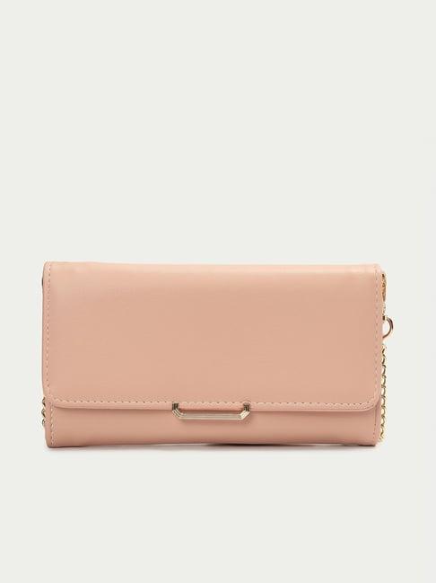 ginger by lifestyle pink solid sling handbag