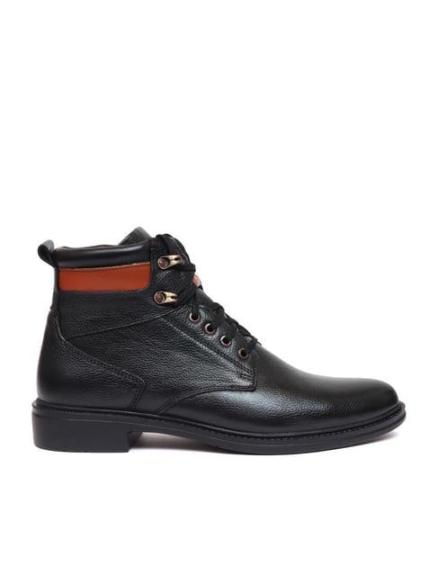 zoom shoes men's black derby boots