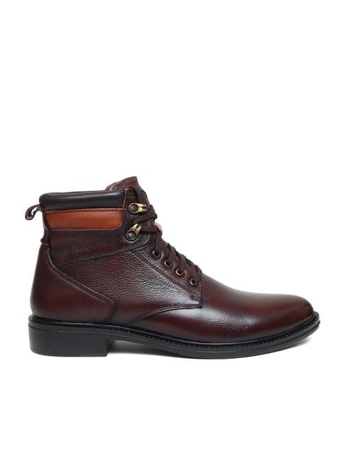 zoom shoes men's brown derby boots