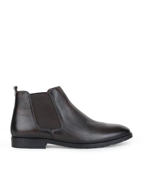 zoom shoes men's brown chelsea boots