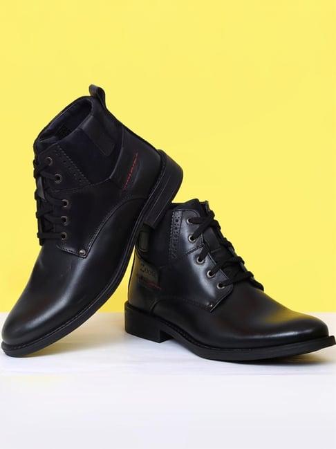 zoom shoes men's black casual boots