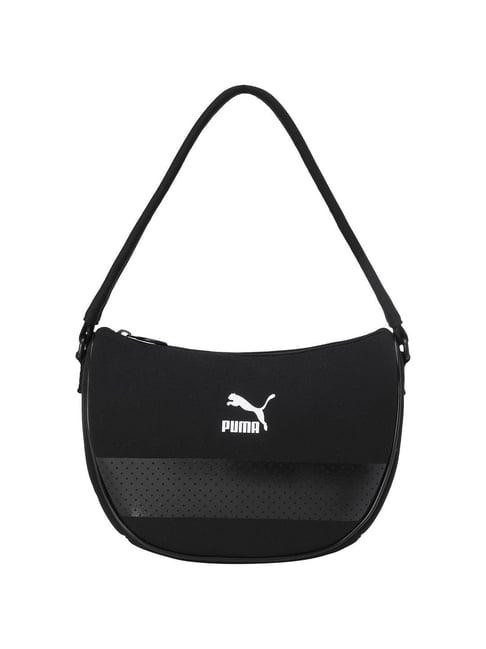 puma black logo handbag