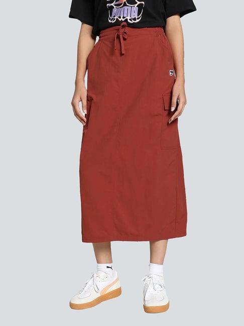 puma rust a-line skirt