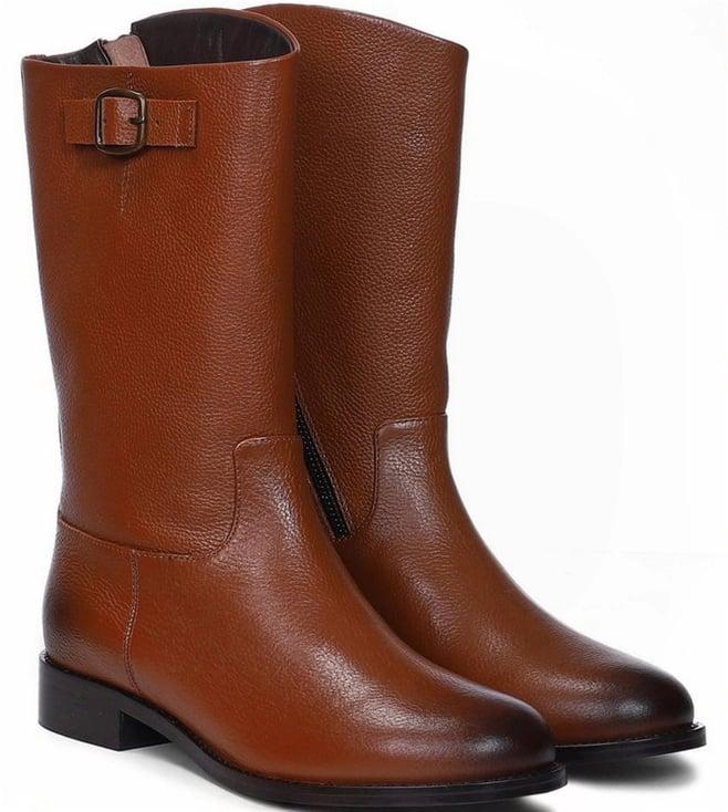 saint g martina two color toned tan leather high ankle boots