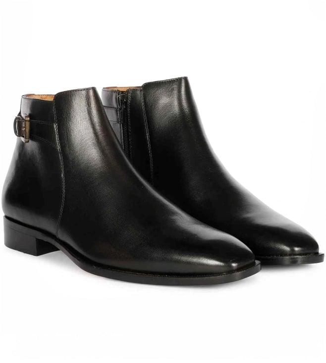 saint g roger black leather ankle boot