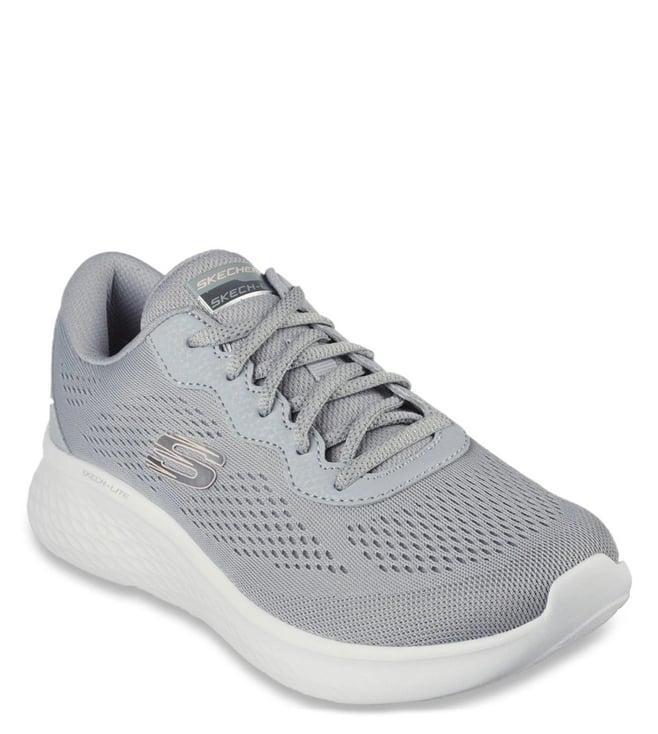 skechers women's skech-lite pro-perfect time grey casual sneakers