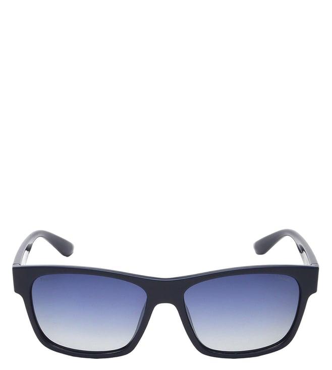 police splp58k57991psg blue square sunglasses for men