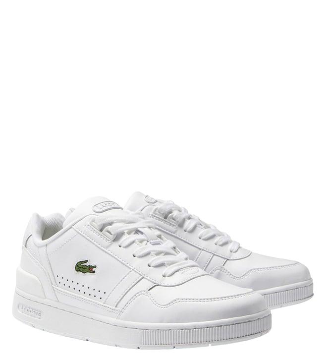 lacoste women's t clip white trainers