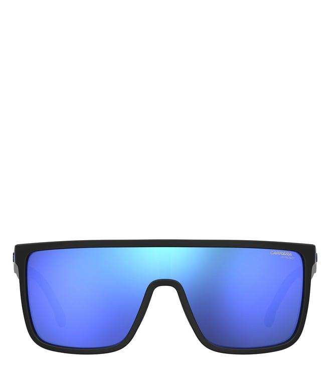 carrera 206277 blue uv protected shield sunglasses for men