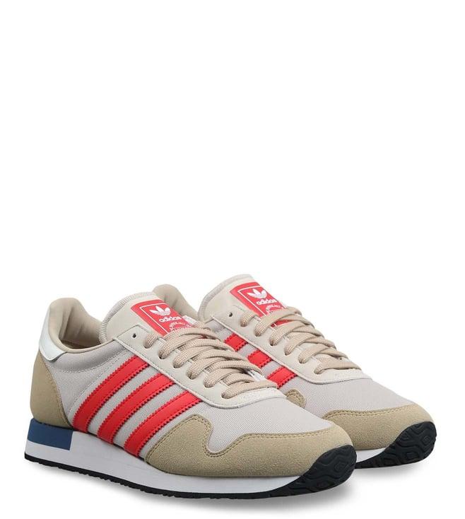 adidas originals men's cbrown/vivred/cbrown usa 84 sneakers