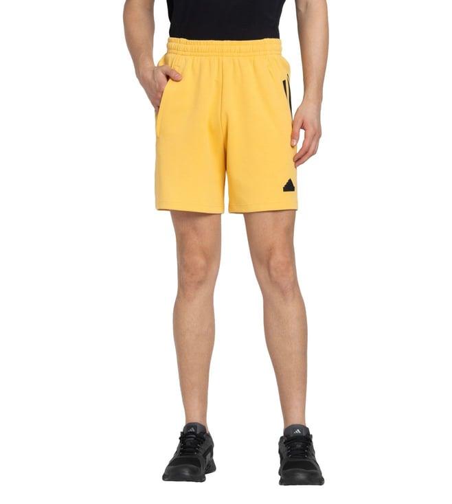 adidas men's orange m fi 3s regular fit shorts