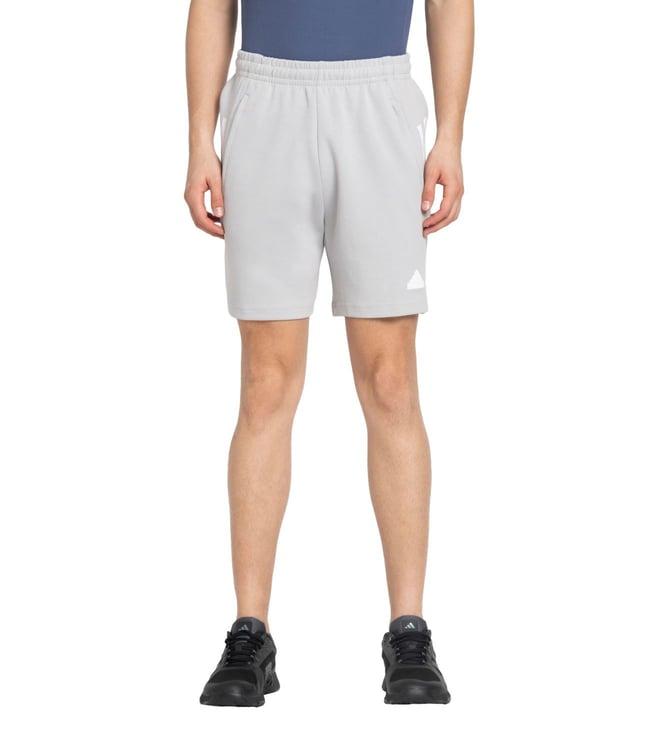 adidas men's grey m fi 3s regular fit shorts