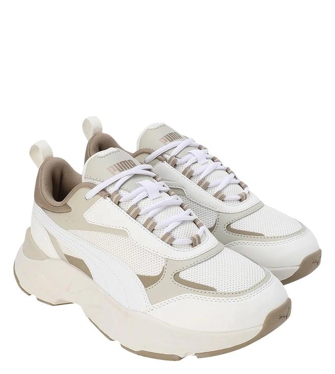 puma women's cassia white sneakers